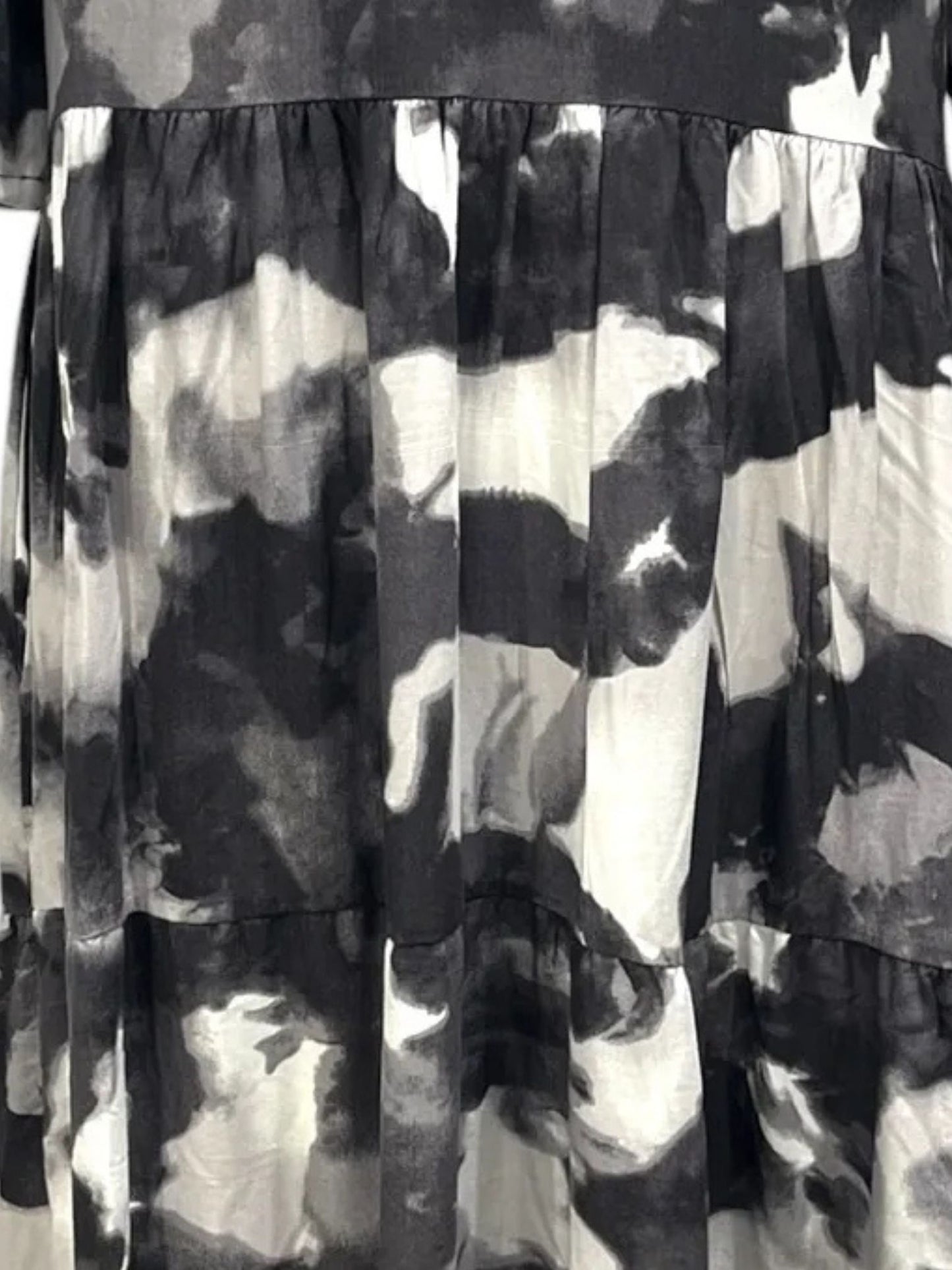 Sommerkleid große Größen Maxikleid Marmor-Print Vincenzo Allocca