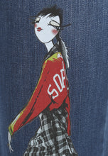 Lade das Bild in den Galerie-Viewer, Doris Streich Jeans mit Print Gr. 46 - 54
