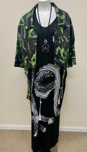 Lade das Bild in den Galerie-Viewer, Rita Fink by Moccoco Jacke Bikerjacke Lederoptik lila grün schwarz gr. 48 - 54
